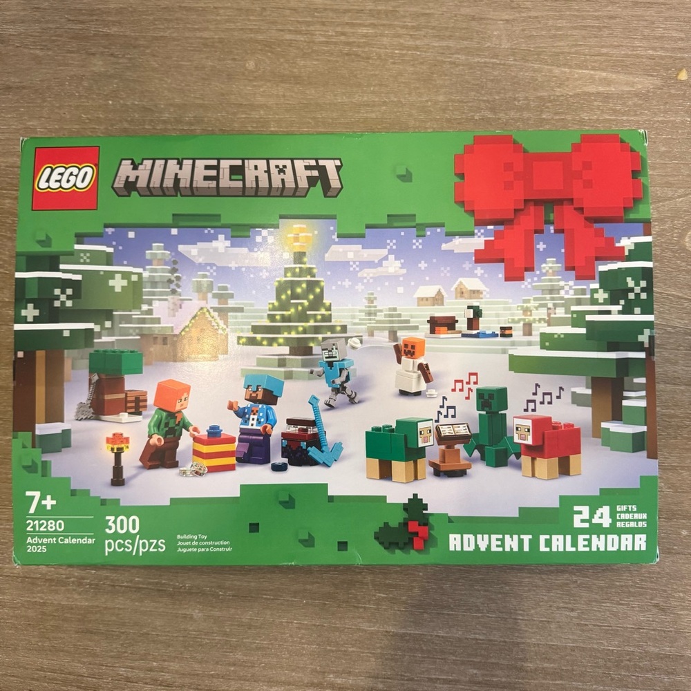 Lego Minecraft 24 day Advent calendar 2025 Christmas holiday gifts boys